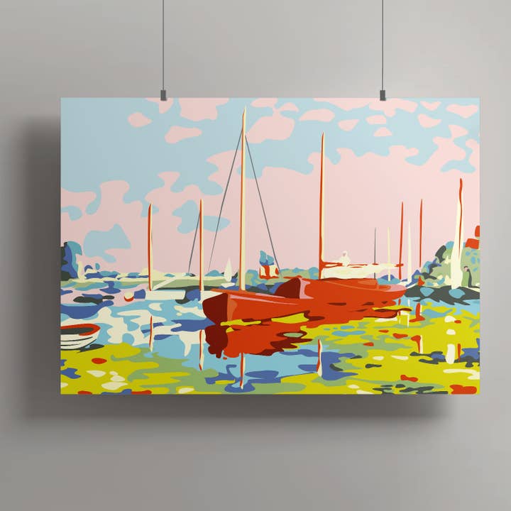 Konsttryck A3 - Argenteuil Claude Monet för wholesale av nobis design