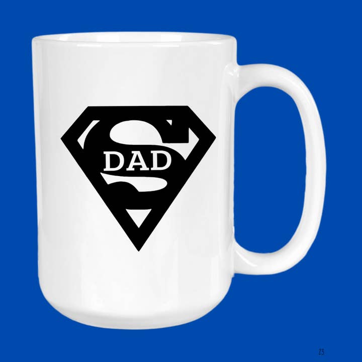Super Papa, Fête des Pères, Fort, Papa, Cadeau pour la vente par GirlySips