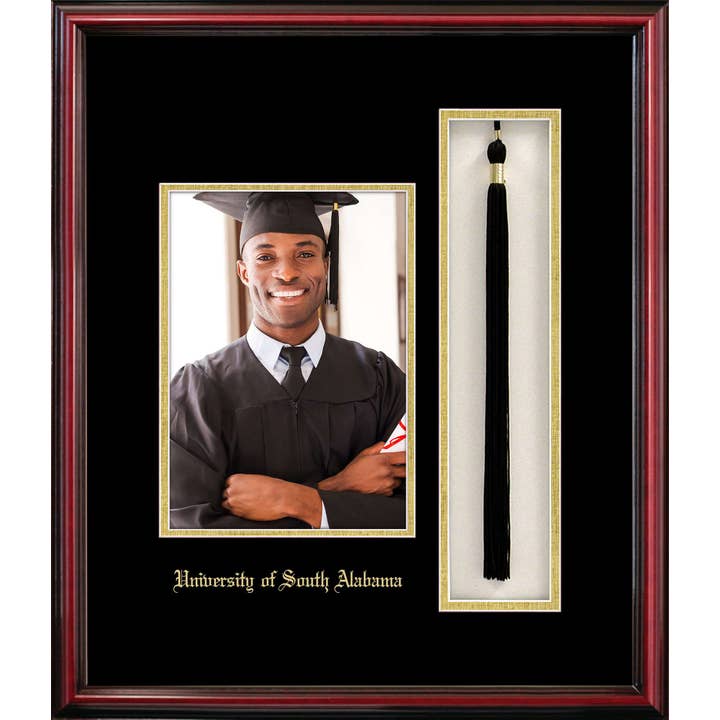 University of South Alabama 5x7 Portrait Tassel Box Cherry for wholesale by Campus Images