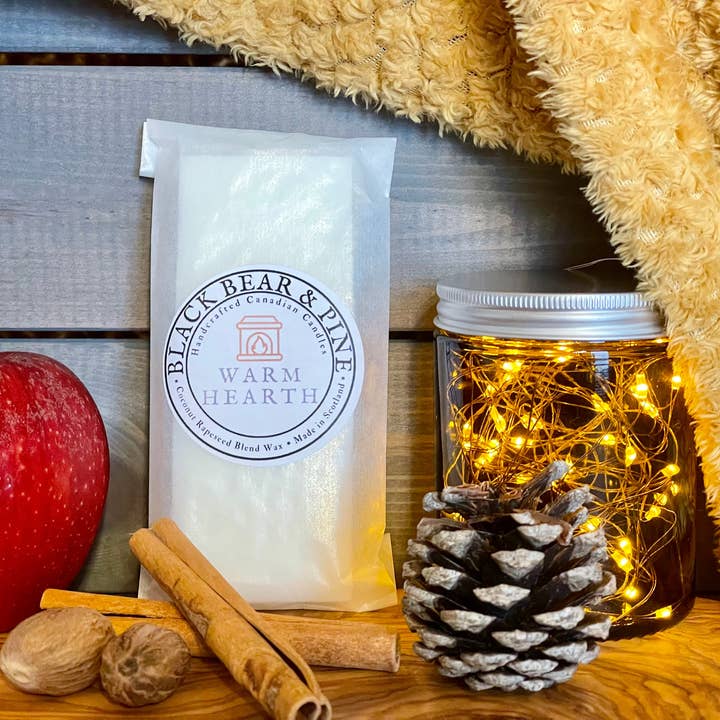 Black Bear & Pine – wholesale Jar/filled candle – Warm Hearth6
