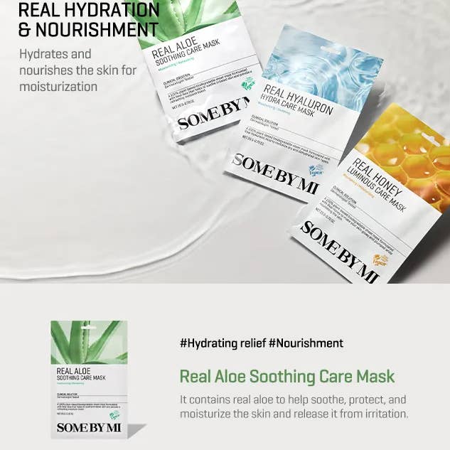 Best Beauty Group - Wholesale Skincare Face Mask - SOME BY MI Real Care Vegan Face Sheet Mask11
