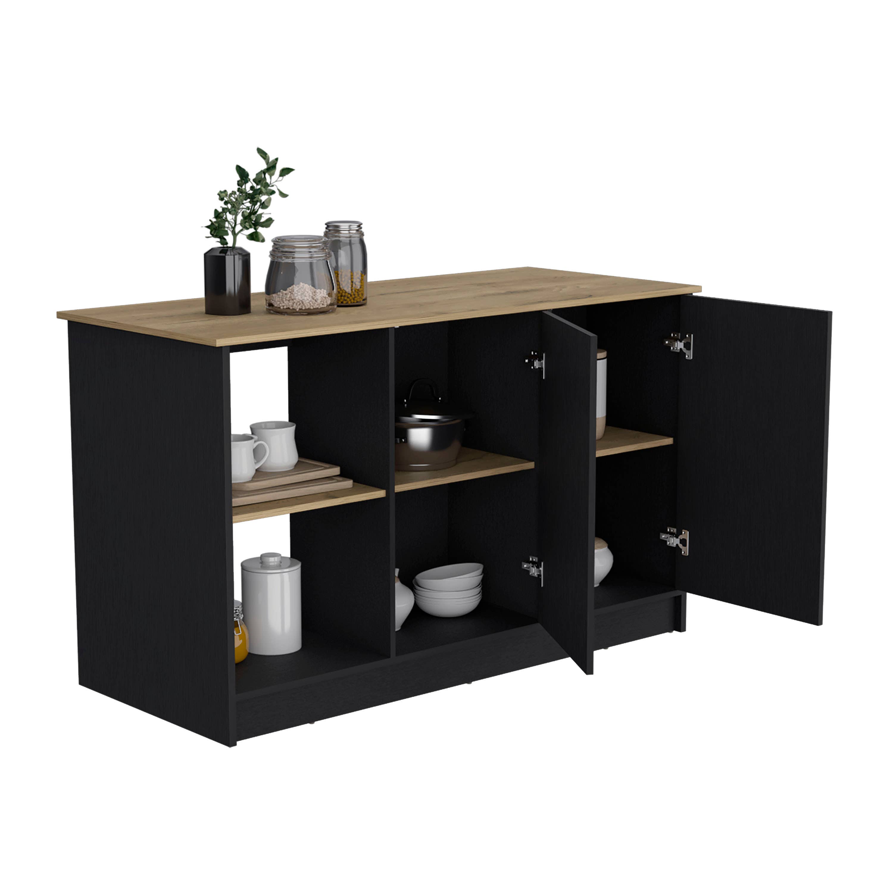 TUHOME FURNITURE - Vendita all'ingrosso Contenitori/Organizer da cucina - Isola da cucina Juniper28