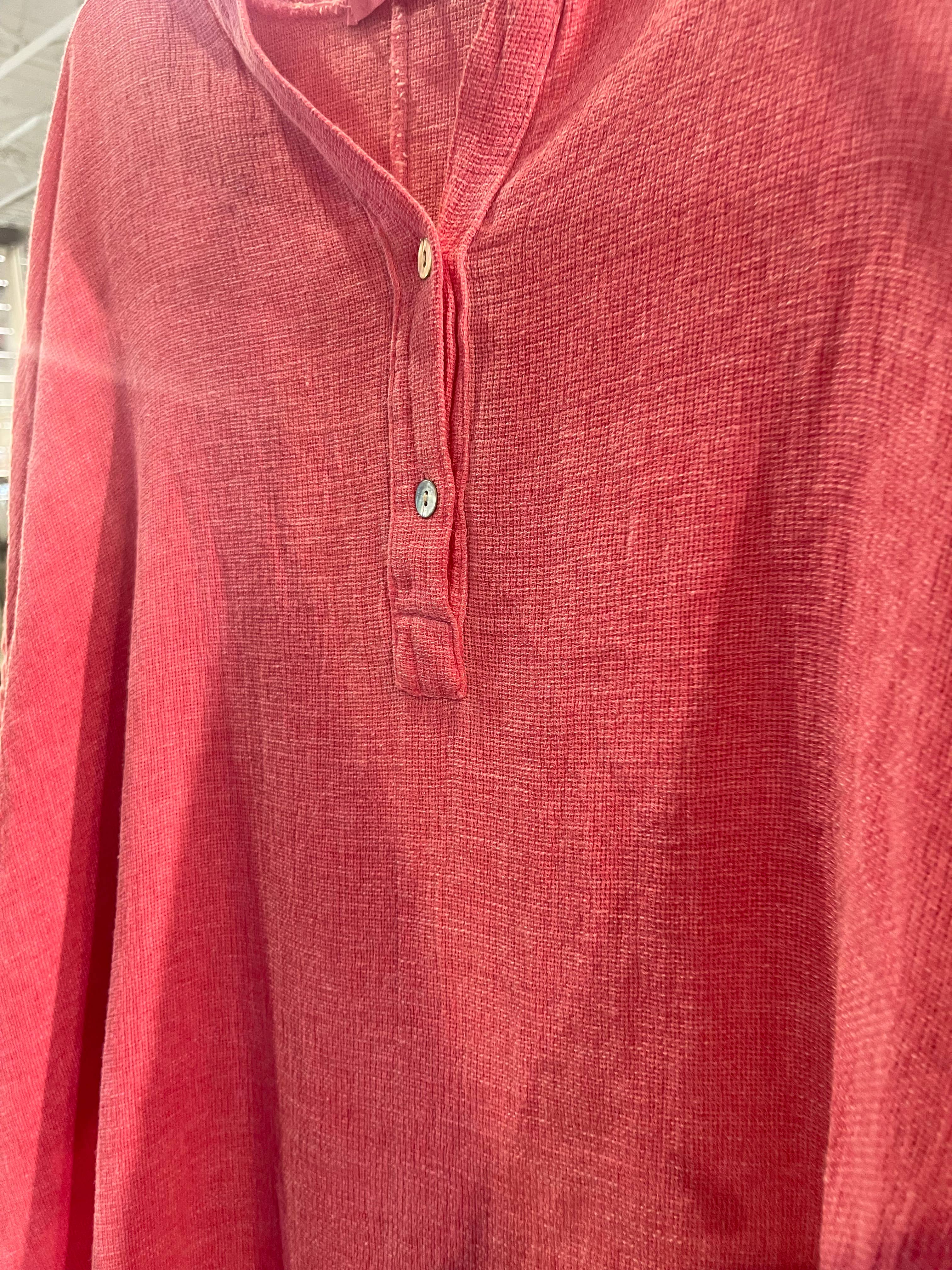 LeParisPetit by I Love Linen - Wholesale Tunic - Women's - High-Low Tunic Top in Mesh Linen6