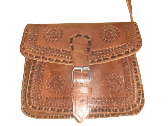 Hecho a mano - Wholesale Crossbody Bag - Women's - Medium trapeze bag leather