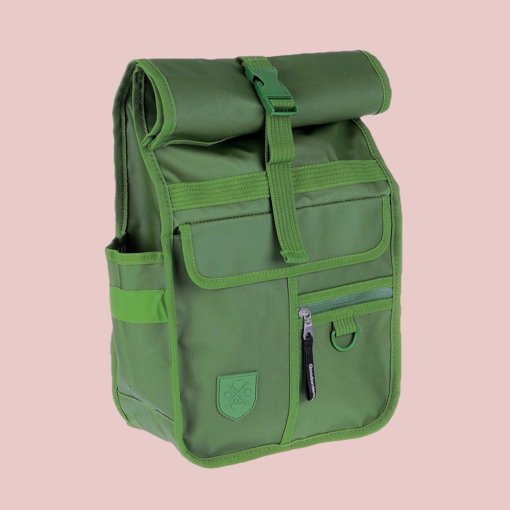 Goodordering – wholesale Backpack – Unisex – Green Mini Rolltop Backpack Eco Monochrome6