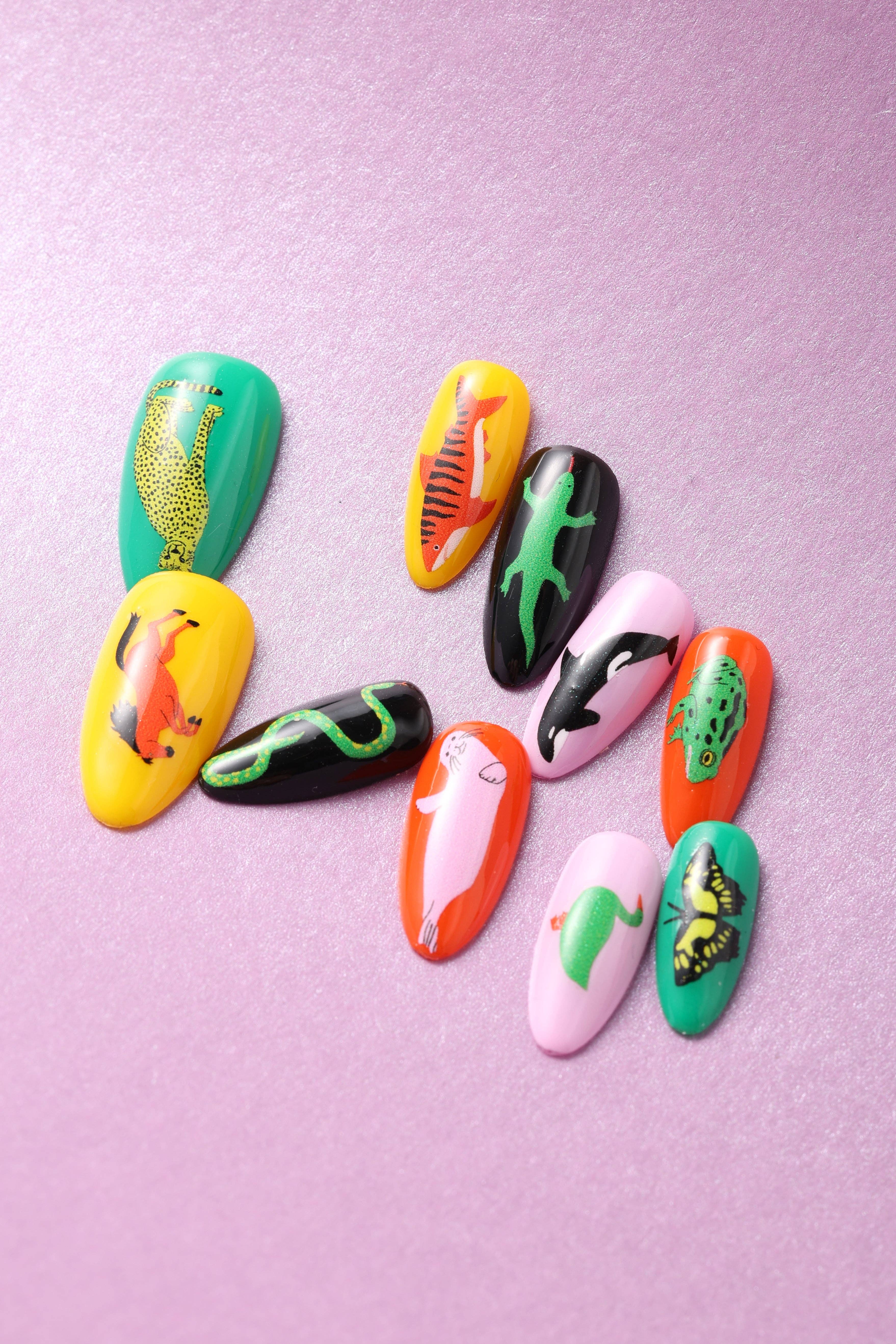 Never Have I Ever - Wholesale Press-On/Fake Nails - Animal Planet by Lorien Stern - Press-on Nails4