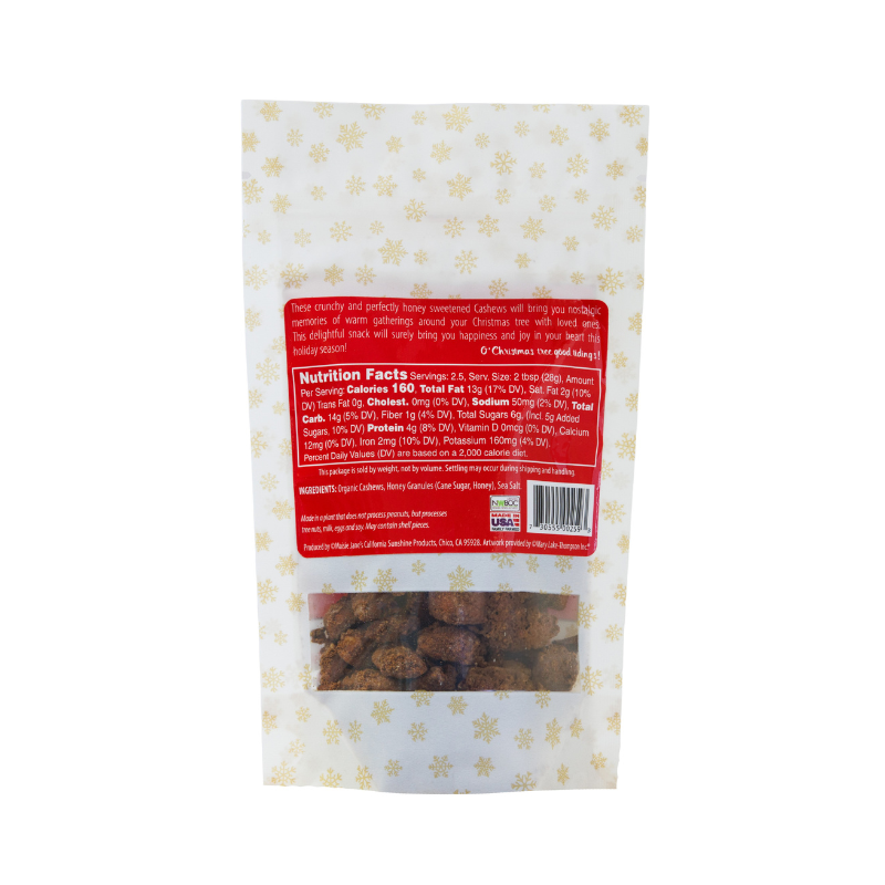 Maisie Jane’s - Wholesale Nuts - O'Christmas Tree Nuts - Honey Glazed Cashews3