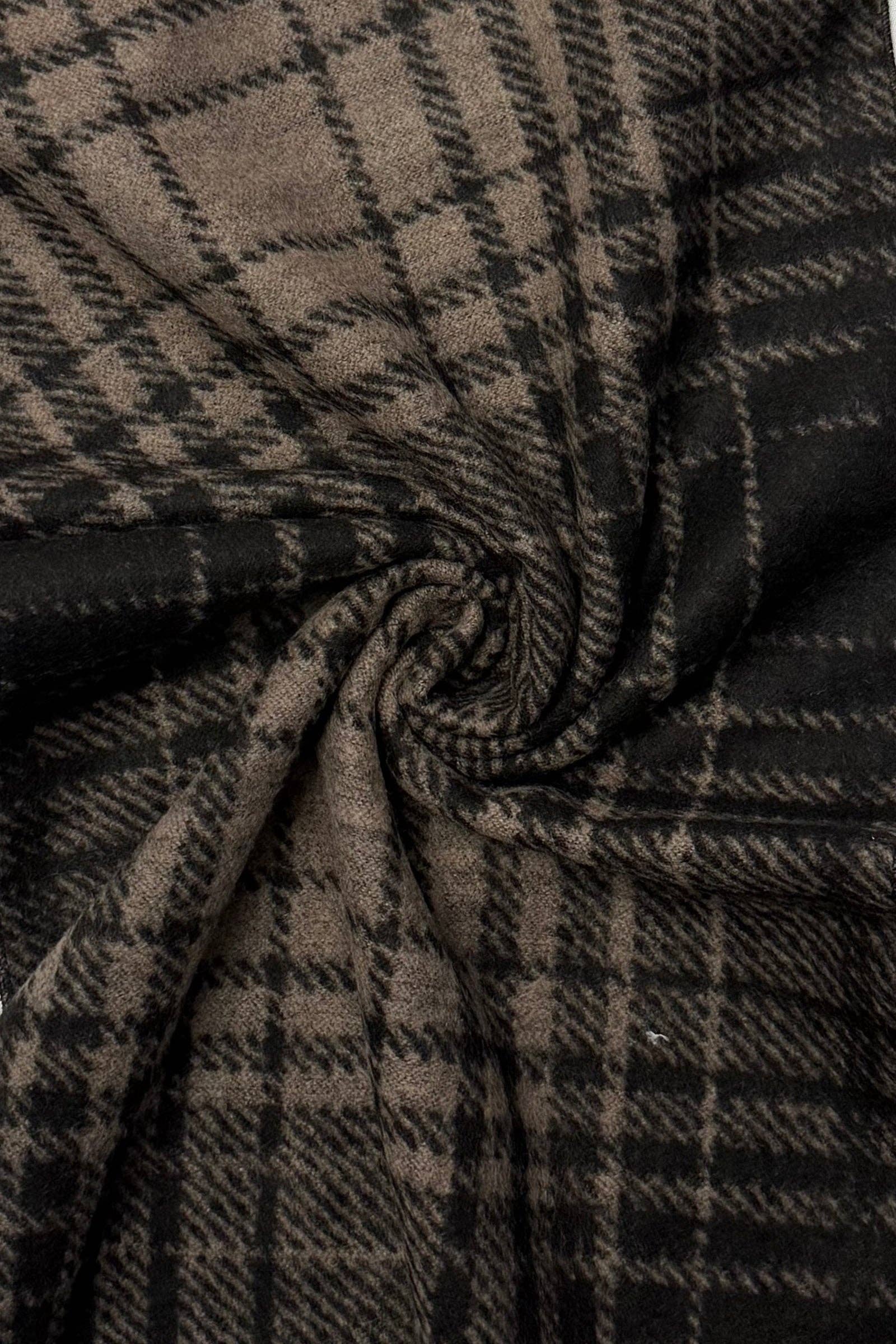 Fashion Scarf World - Wholesale Scarf - Unisex - Grid Check Print Reversible Mens/Unisex Frayed Scarf7