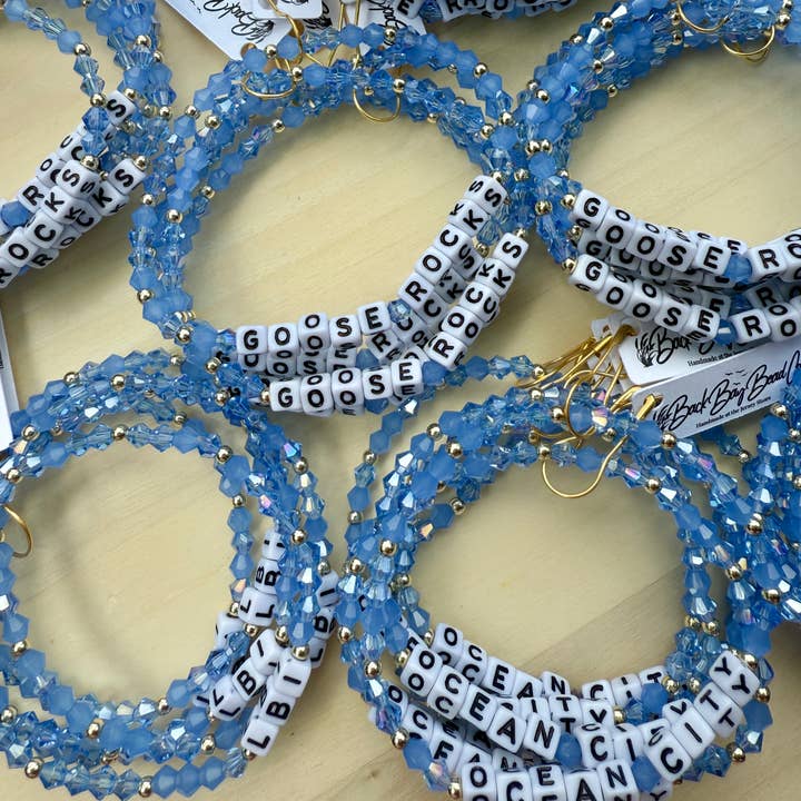 Back Bay Bead Company - Wholesale Beaded Bracelet - Personalized Word Bracelet Affirmation Custom Town Bracelet 1