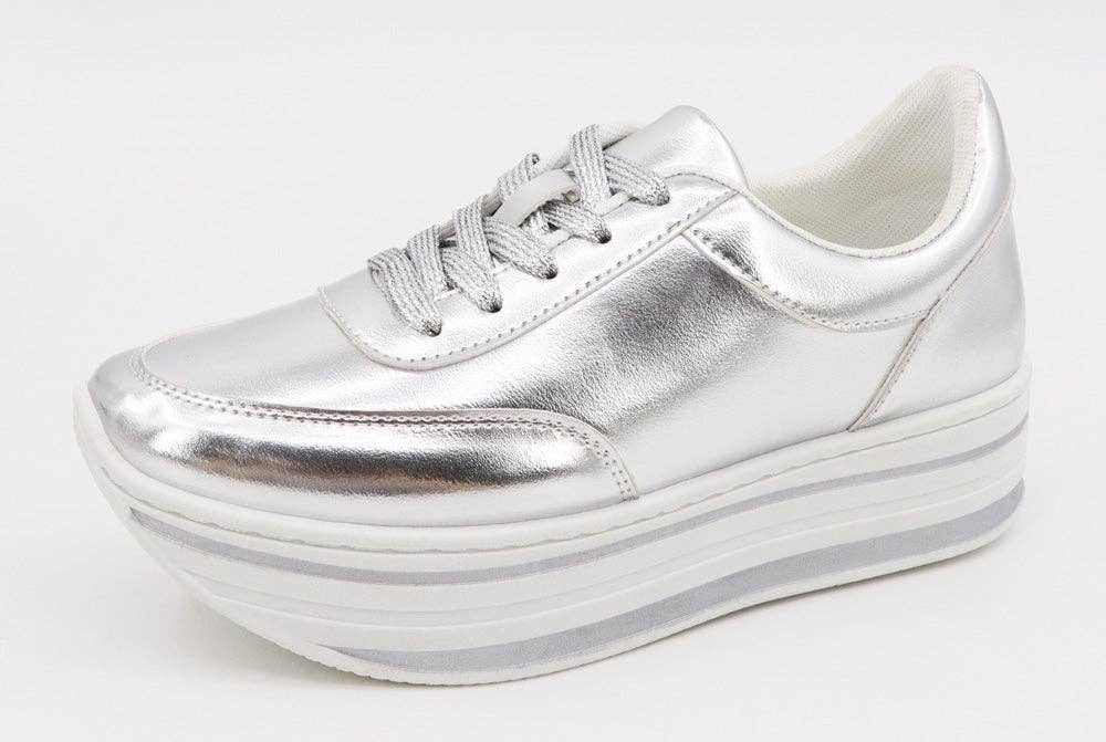 Mars Sky Shoes Wholesale - Wholesale Lifestyle Sneakers - Women's - Bamboo SPEED-01 Women Thick Bottom Lace Up Low Top Sneaker-12 Pairs Pack-13.55/Pair4