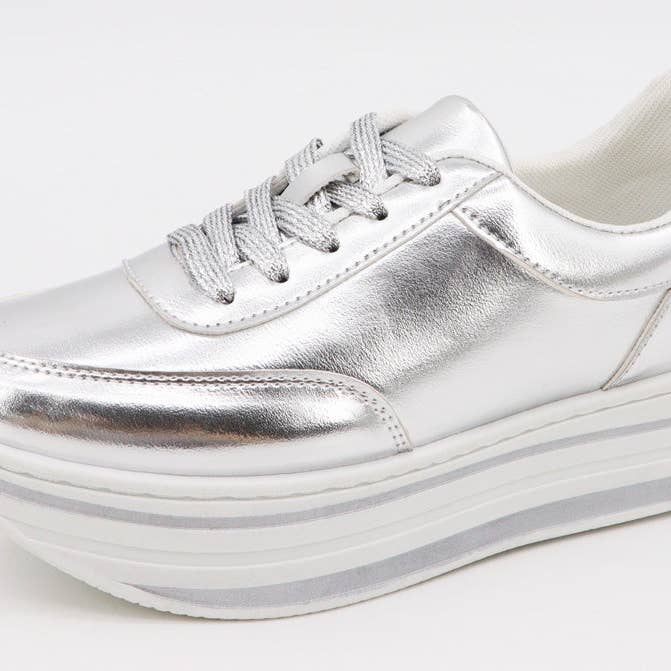 Mars Sky Shoes Wholesale - Wholesale Lifestyle Sneakers - Women's - Bamboo SPEED-01 Women Thick Bottom Lace Up Low Top Sneaker-12 Pairs Pack-13.55/Pair4