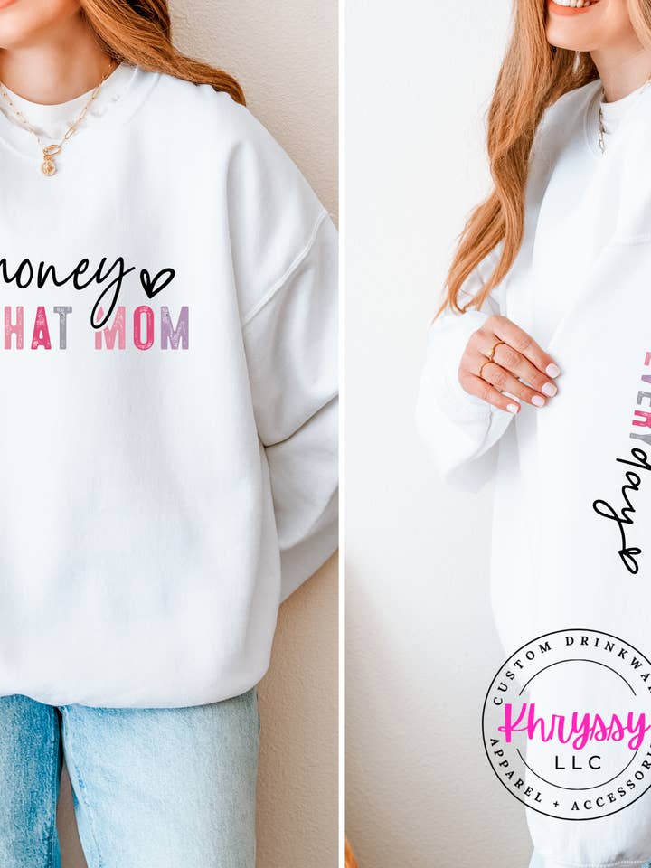 Oh Honey I Am That Mom Gildan Crew/Hoodie for wholesale by Khryssy,LLC