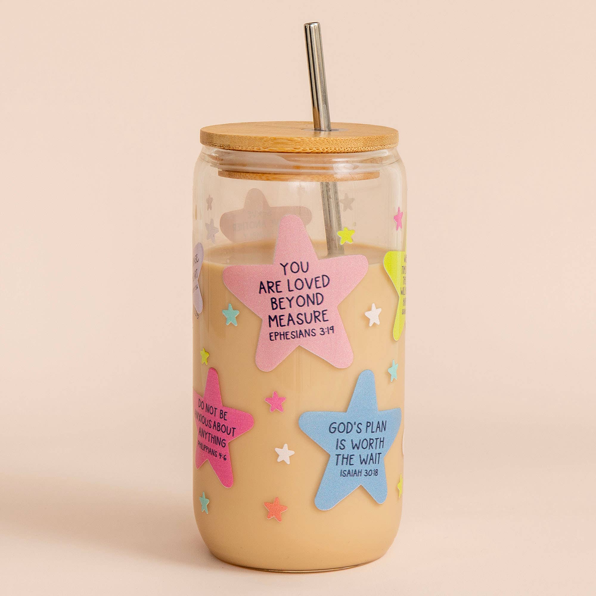 Callie Danielle - Vente Verre/tasse - Verre canette avec versets bibliques2