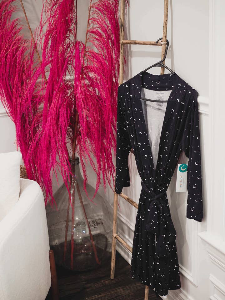 La Luna Pregnancy or Post Partum Robe for wholesale by Luca + Luna LLC