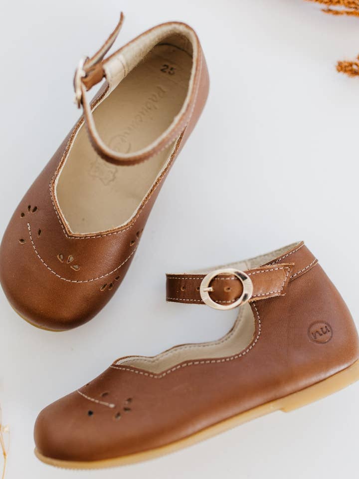 NU Leaf - premium Leather shoes baby girl shoes for wholesale by Pabucun Nu