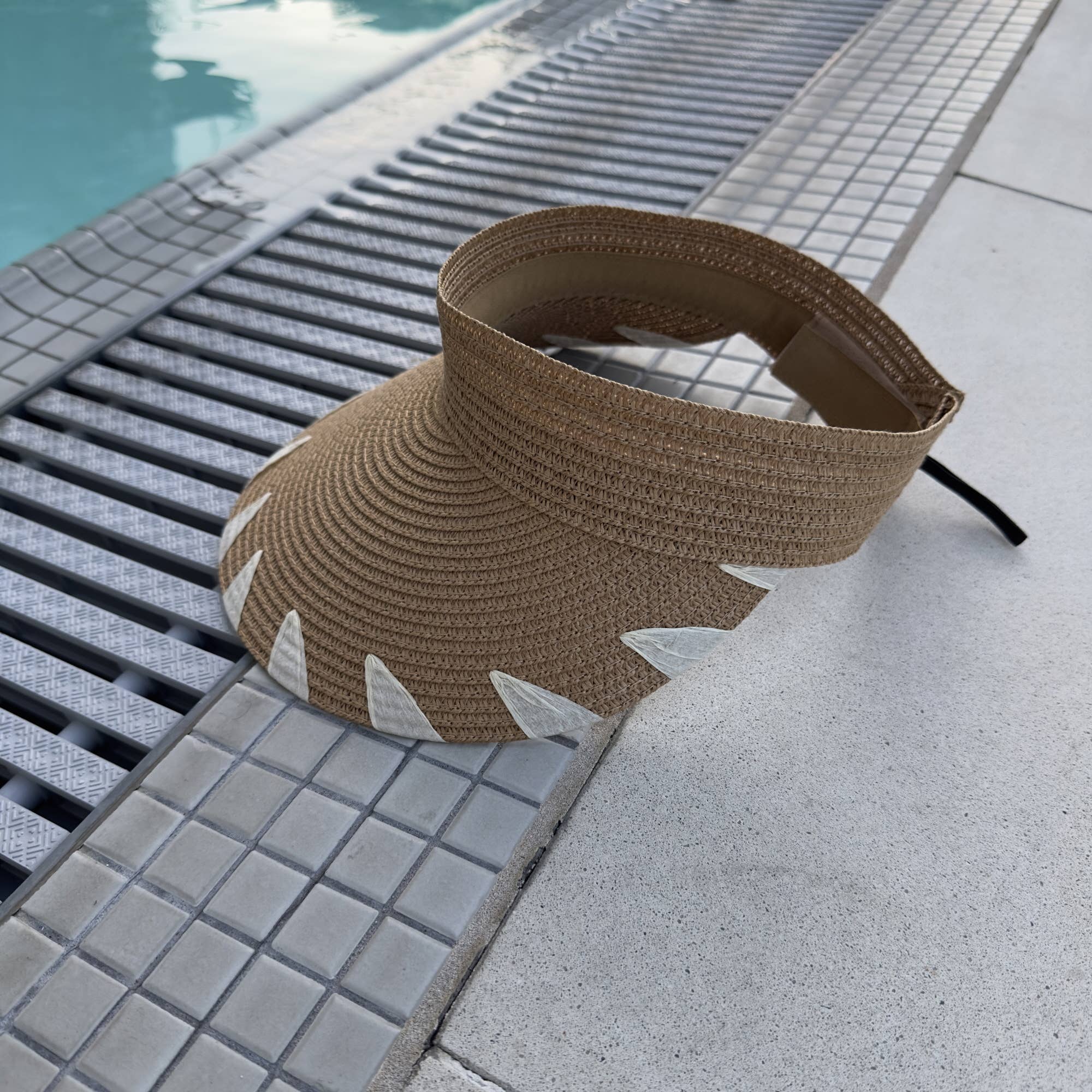 Queens INC – wholesale Visor – Women's – Sunset Sport Visor 🌞 Adjustable Straw Visor8