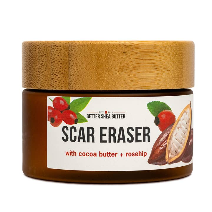 Scar & Stretch Marks Cream, all-natural for wholesale by Better Shea Butter