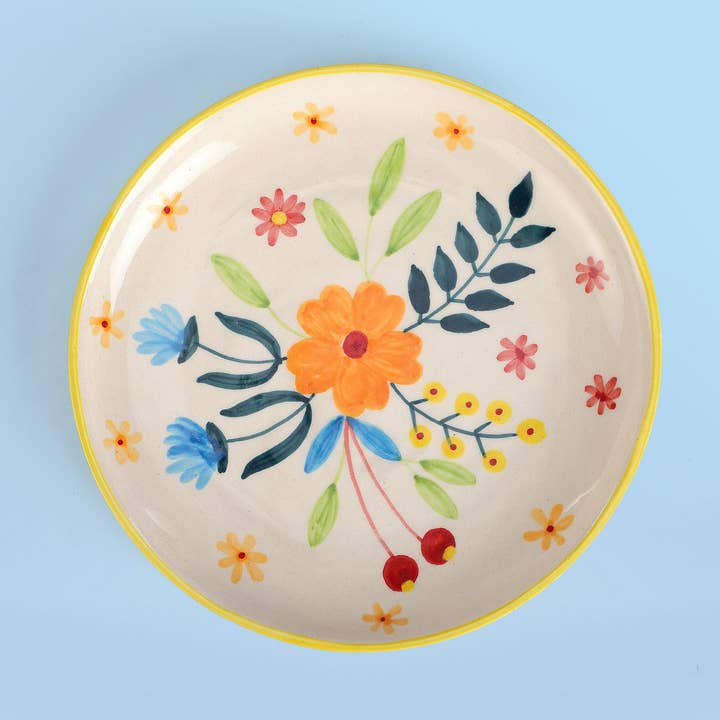 Floral Extravaganza plate, 7 Inches for wholesale by Casa Amarosa