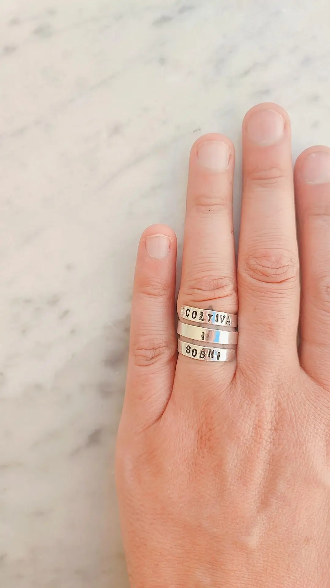 Loti jewels - Wholesale Band/Stacked Ring - ROUND RING IN 925 SILVER WITH ENGRAVING3