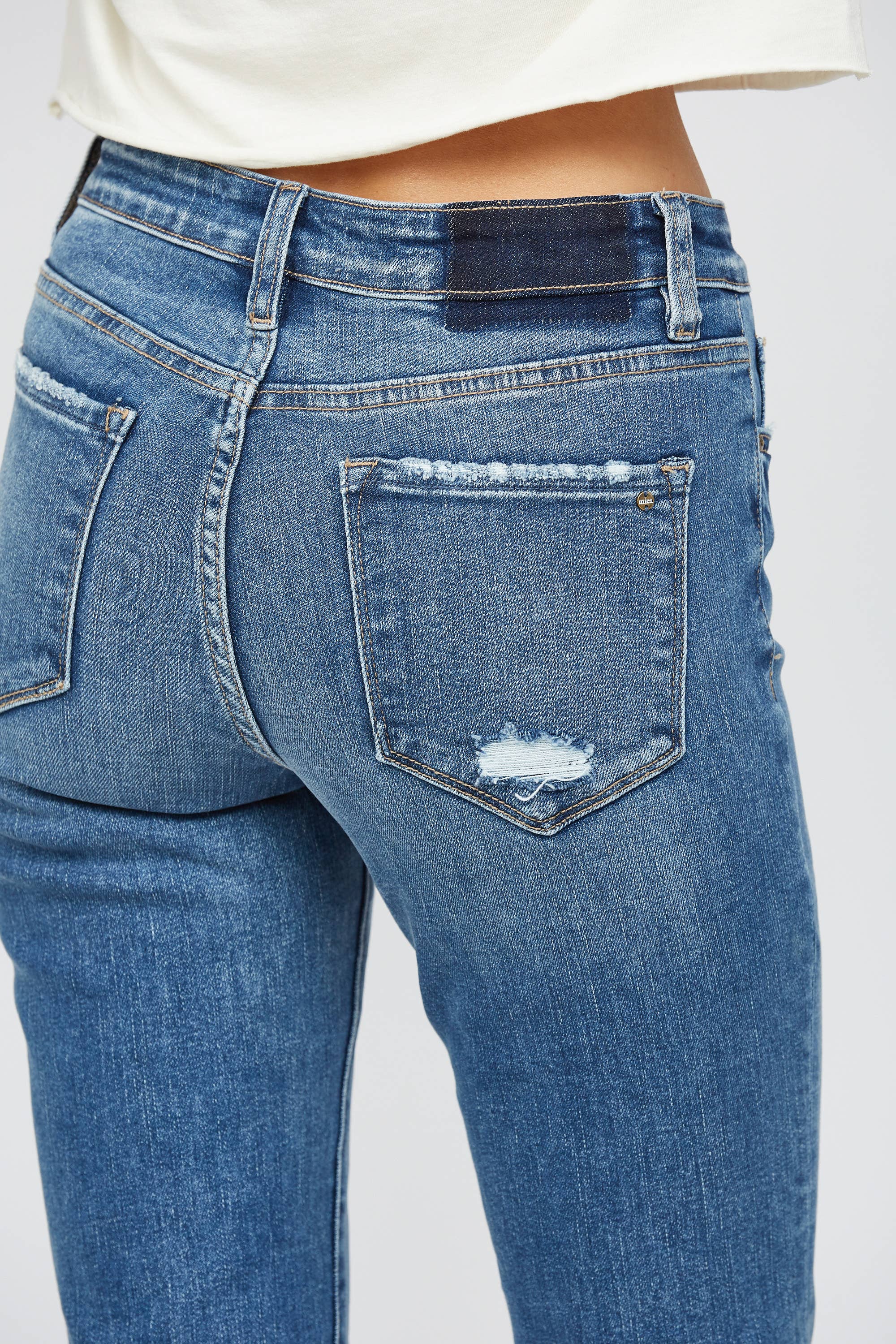 MARINE BLUE FREESTYLE MID RISE CROP for wholesale on Faire5