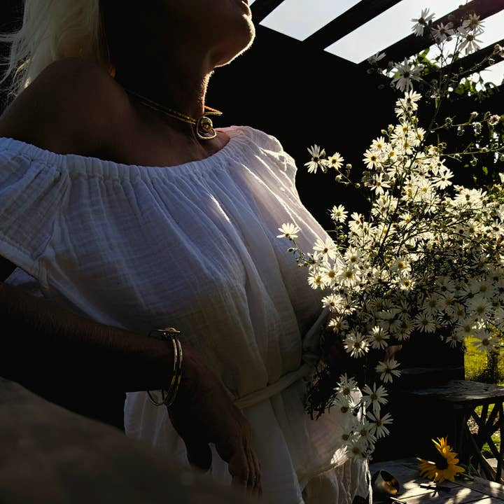 Bisjoux - Wholesale Choker/Collar - Brass sphere ball circle choker necklace wire Collar1