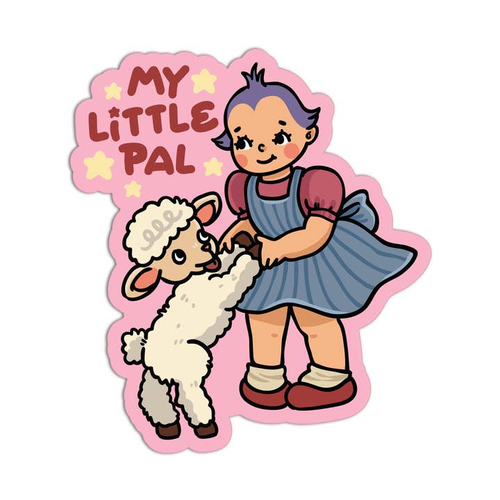 Mijn Kleine Vriend Retro Baby's Boerderij Textuurstickers voor wholesale door Girls Printing House