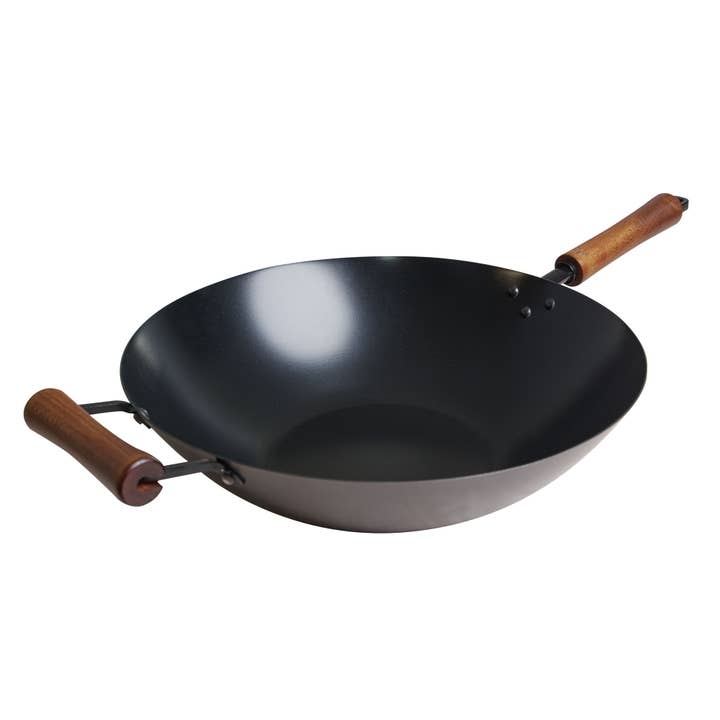 Kitchen Supply - Wholesale Wok - Joyce Chen Classic Series Carbon Steel Ceramic Nonstick Wok