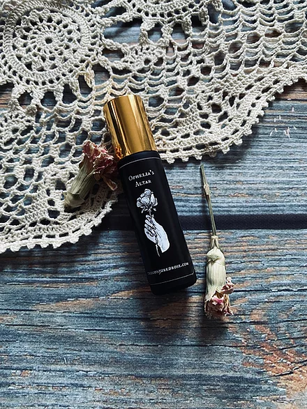 The Conjured Rose - Wholesale Roll-On Fragrance - Ophelia’s Altar Roller Oil Perfume1
