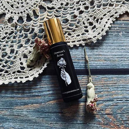 The Conjured Rose - Wholesale Roll-On Fragrance - Ophelia’s Altar Roller Oil Perfume1