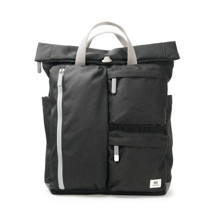 Richmond Medium Backpack in Ash Canvas for wholesale by ORI London