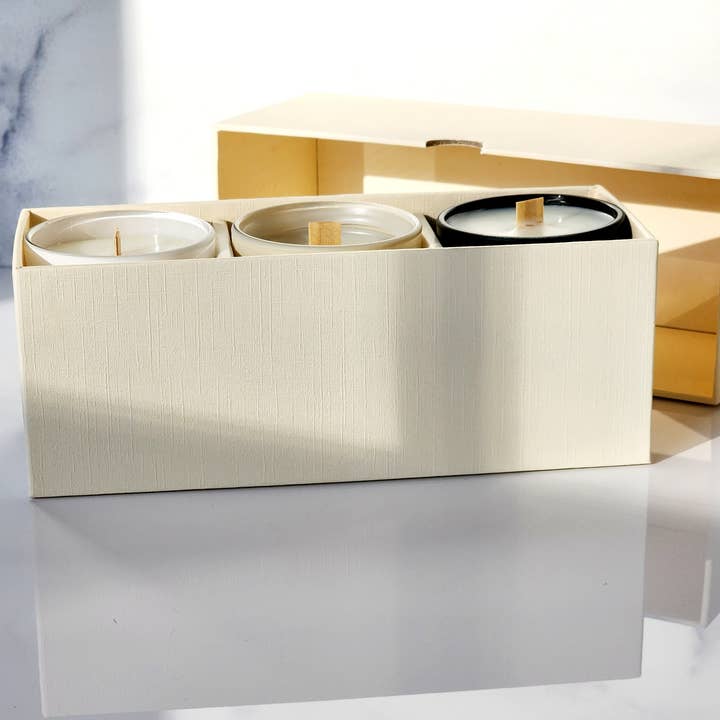 Trío de velas navideñas - Minis para venta al por mayor de Uzuri Botanicals