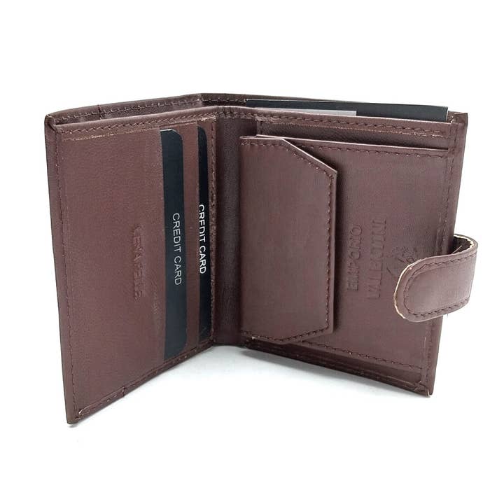 Suie Valentini srl - Wholesale Wallet - Men's - Genuine leather wallet, Emporio Valentini for men, art. 7P10