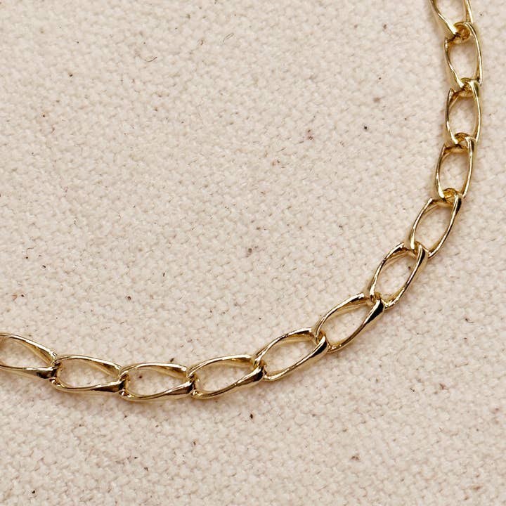 GoldFi - Wholesale Schakelketting - 18-karaats gouden ketting met lichte draaischakelaar
