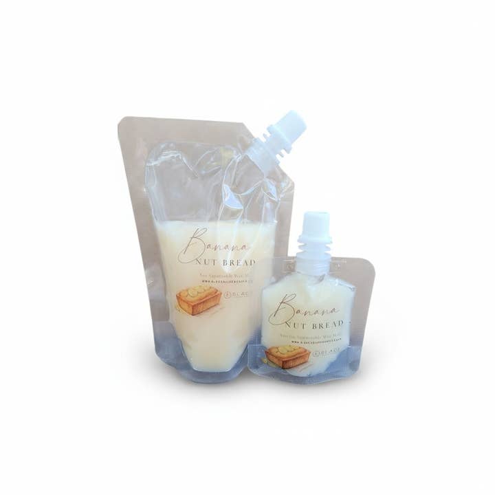 Black Cauldron Soap Co. - Wholesale Wax melt - Banana Nut Bread - Squeezable Wax Melt5