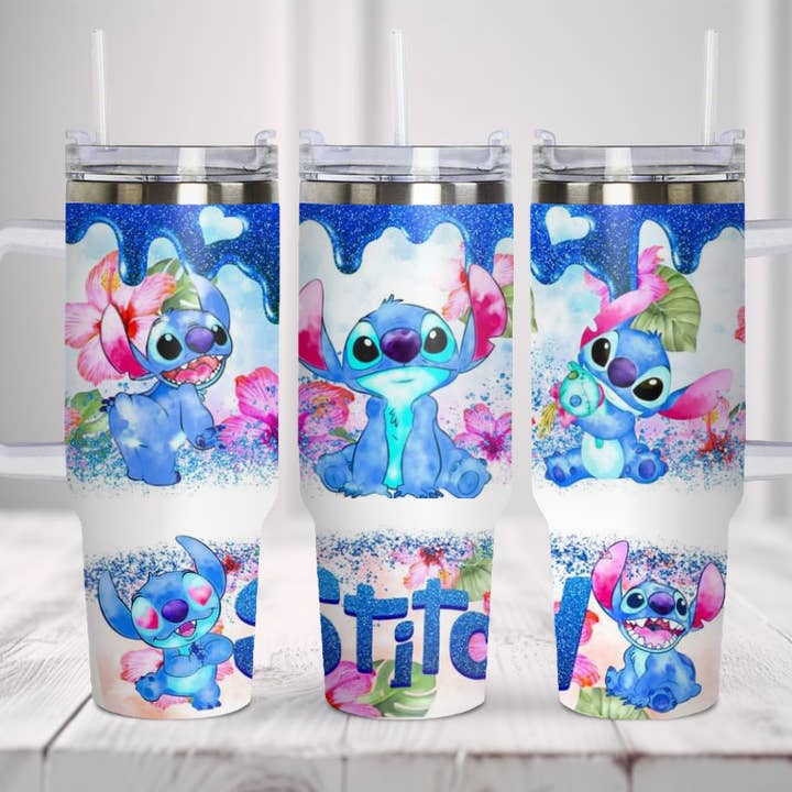Beautiful Creations by Laney - Wholesale Insulated Mug/Tumbler - Cute_Stitch 40oz Tumbler