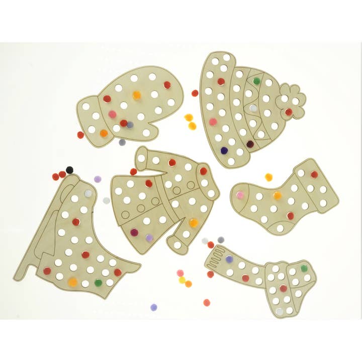 Christmas Pom pom set for wholesale by Munda Mundi