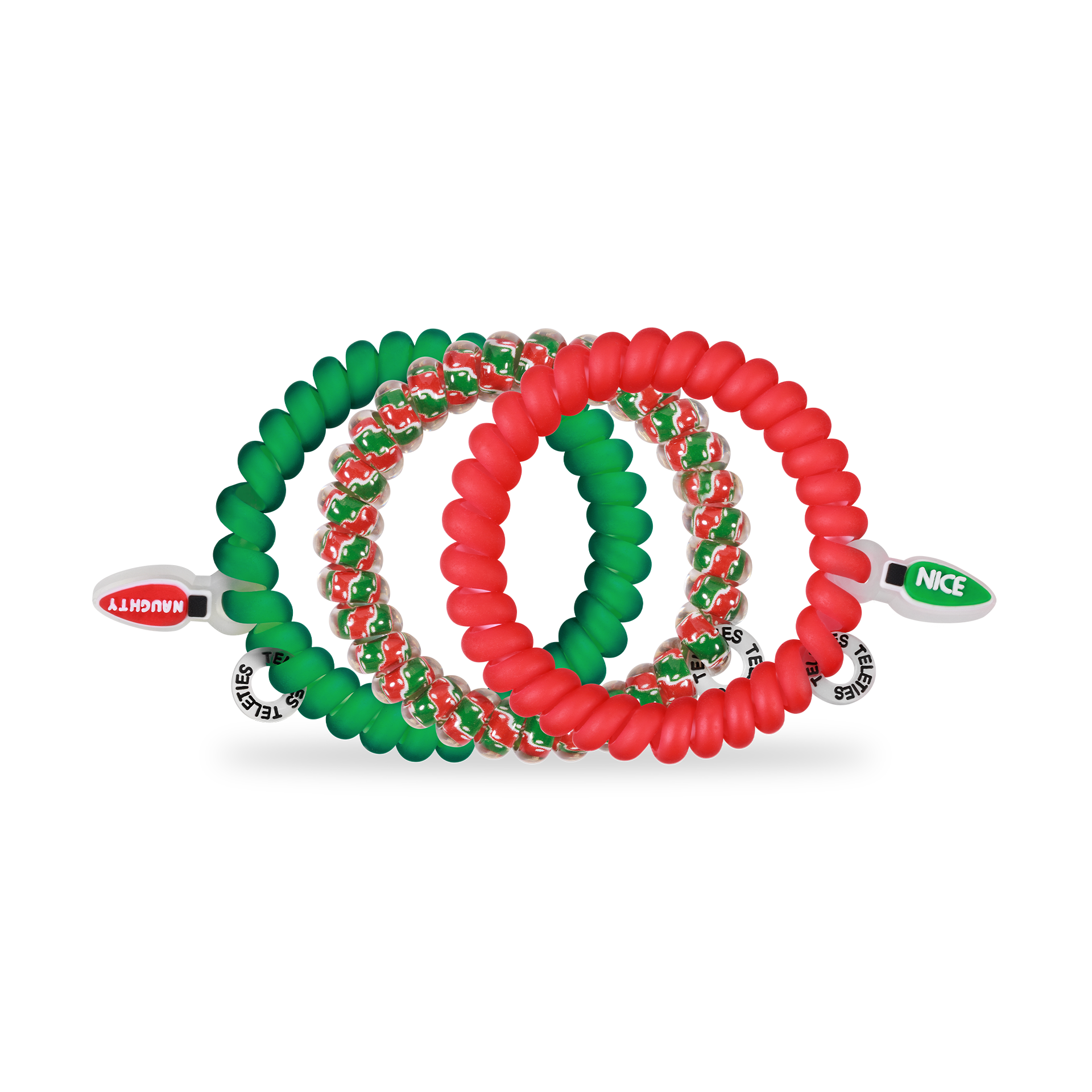 TELETIES – wholesale Hårsnoddar – Dam – Spiralhårspolar | Små | Naughty or Nice hårband1