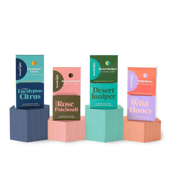 ~ NOUVEAU ~ Bougies chauffe-plat parfumées | Boîte de 16 pour la vente par GoodLight Natural Candles