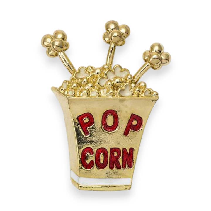 Broche POP CORN iconique pour la vente par LA Jewelry Plaza