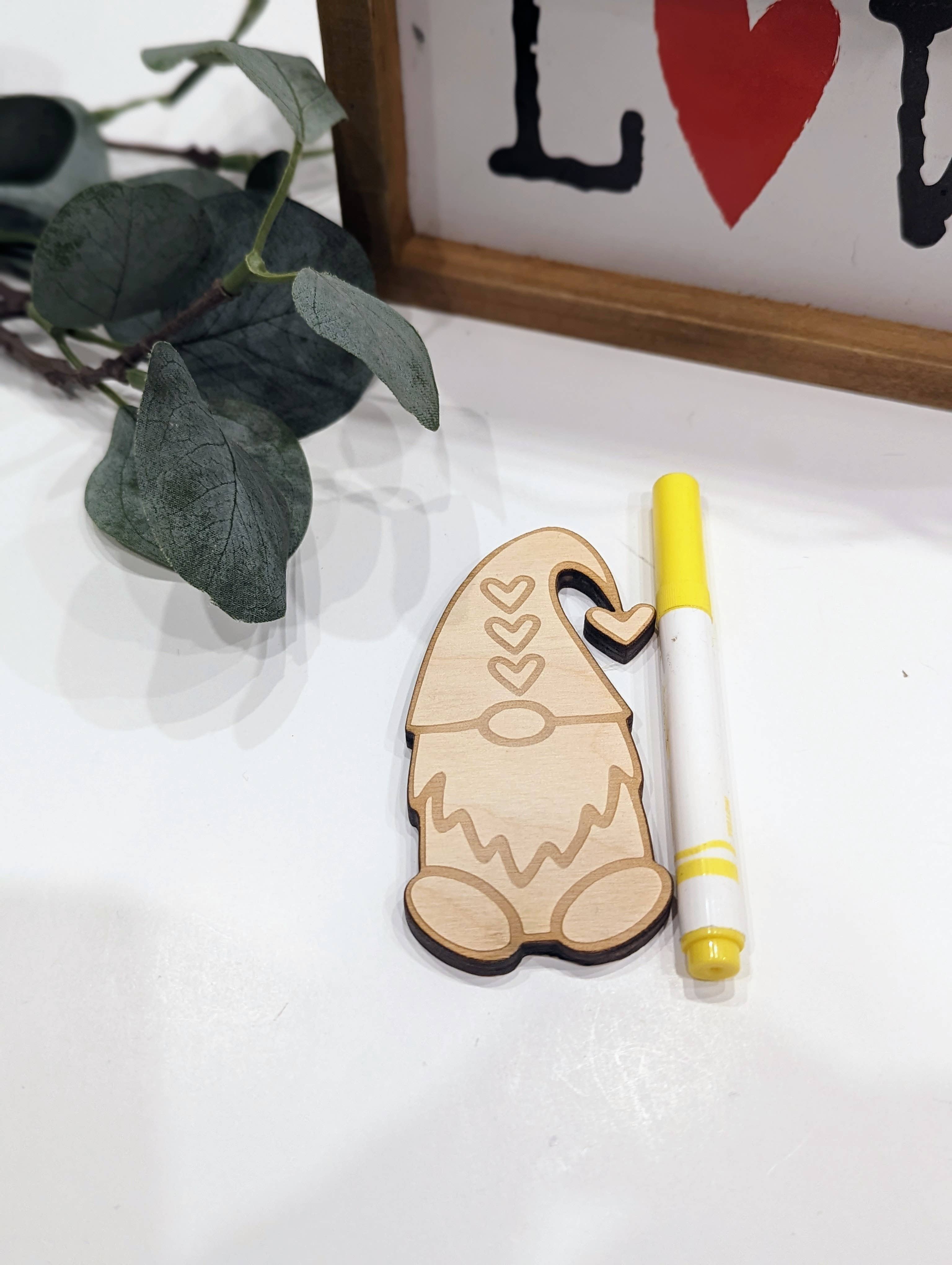 Hunter Kouture - Wholesale DIY Craft Kit - Kids - Valentine Gnome Painting Kit, Toddler Craft Activity6