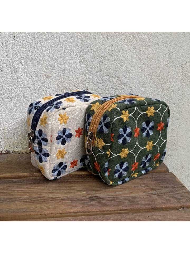 Cosbai - Retro Blomstret Firkantet Pung for engroshandel hos Funkyrel® Atzbranding Limited