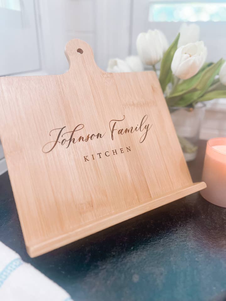 Cookbook Stand for wholesale by Simply Adoorable Designs