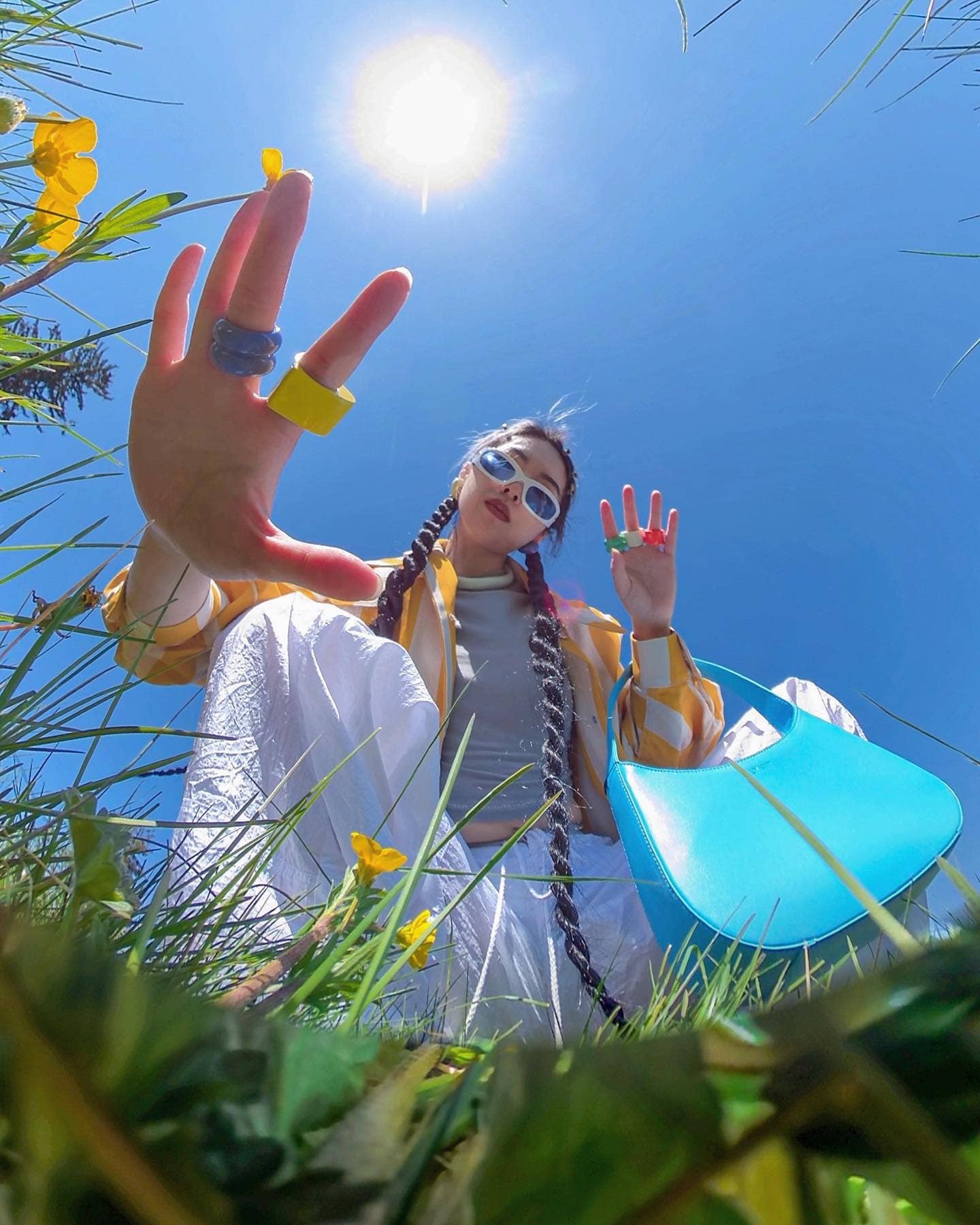 Glynit - Wholesale Shoulder Bag - Women's - Lexi bag CRYSTAL BLUE5