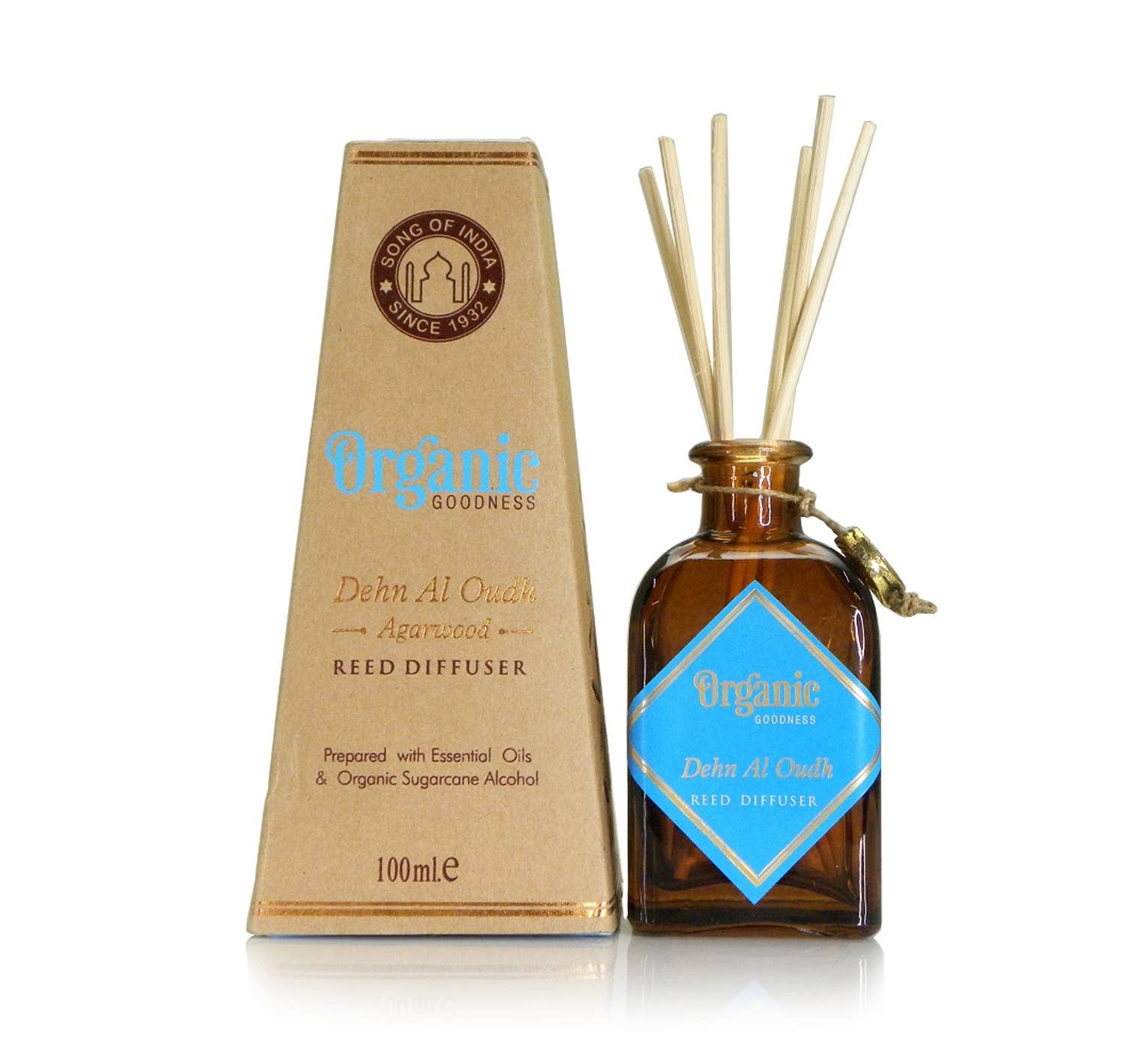 R. Expo/Song of India - Wholesale Reed Diffuser - Organic Goodness Reed Diffuser - Oudh