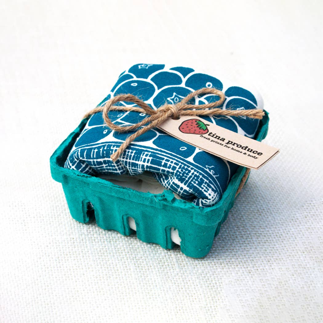 Tina Produce - Wholesale Tea Towel - Blueberry Kitchen Towel