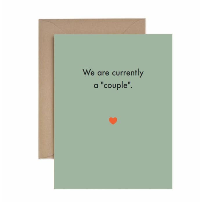 Valentine's: We are currently a 'couple'. for wholesale by Deadpan