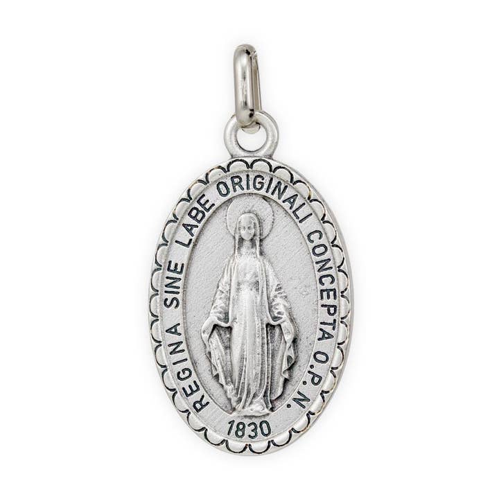 Nossa Senhora dos Milagres - Pingente Medalha Milagrosa 1 1/4 Polegada por atacado de RM Trading