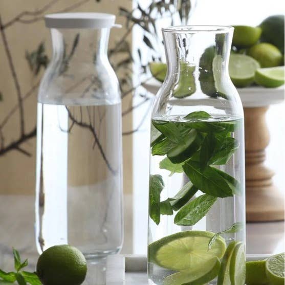 Hakan - Venta al por mayor Jarros - Jarra de vidrio con tapa Lav Fonte, 40 onzas0