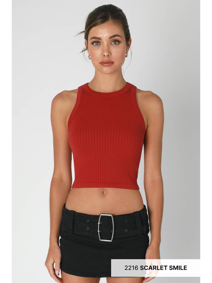 NIKIBIKI - Wholesale Tank Top - Women's - NS8325 - Wide Ribbed Tank Top15