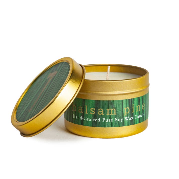 Kalastyle Soap Co. - Wholesale Travel Candles - Balsam Pine Candle 4 oz Tin
